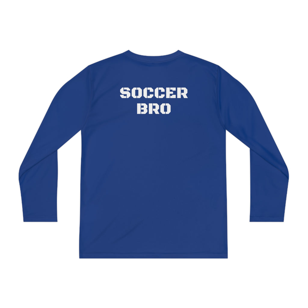 Youth Long Sleeve Competitor Tee-"SOCCER BRO"