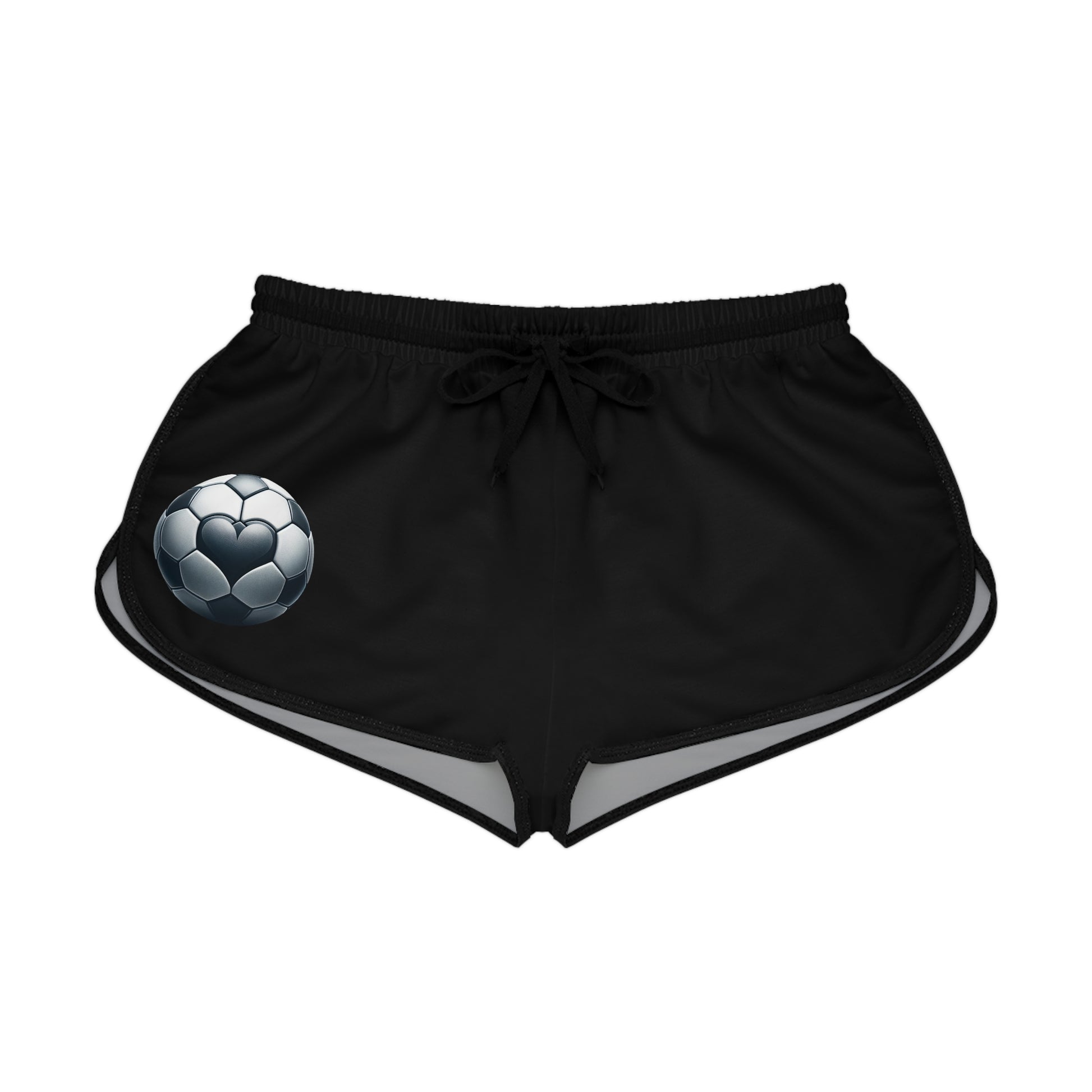 Women's Heartbeat Soccer Shorts, Athletic Lounge Shorts, Fitness Wear, Sports Apparel, Casual Summer Shorts
