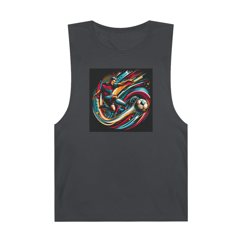 Unisex Sporty Graphic Tank Top, Summer Apparel, Athletic Wear, Gift for Sports Fans, Casual Style, Outdoor Activities
