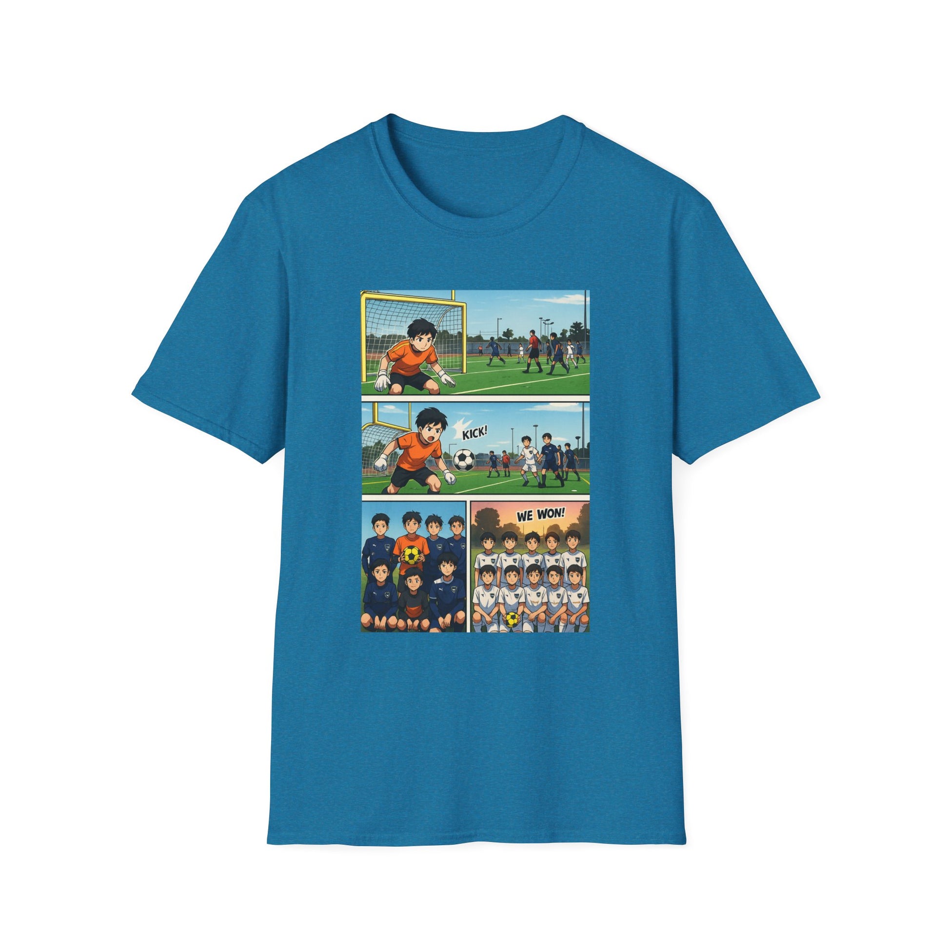 Goalkeeper Vibes Unisex Softstyle T-Shirt, Soccer Gift, Sports Apparel, Casual Wear, Unique Fan Shirt, Retro Sports Tee