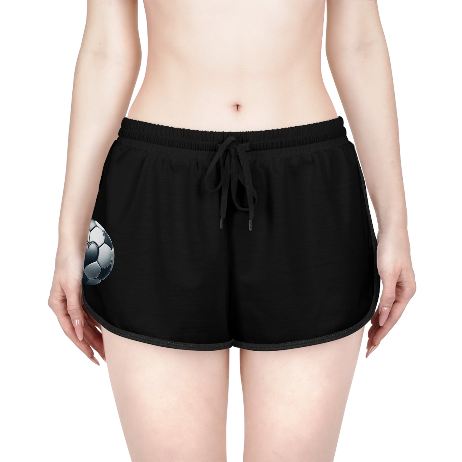 Women's Heartbeat Soccer Shorts, Athletic Lounge Shorts, Fitness Wear, Sports Apparel, Casual Summer Shorts