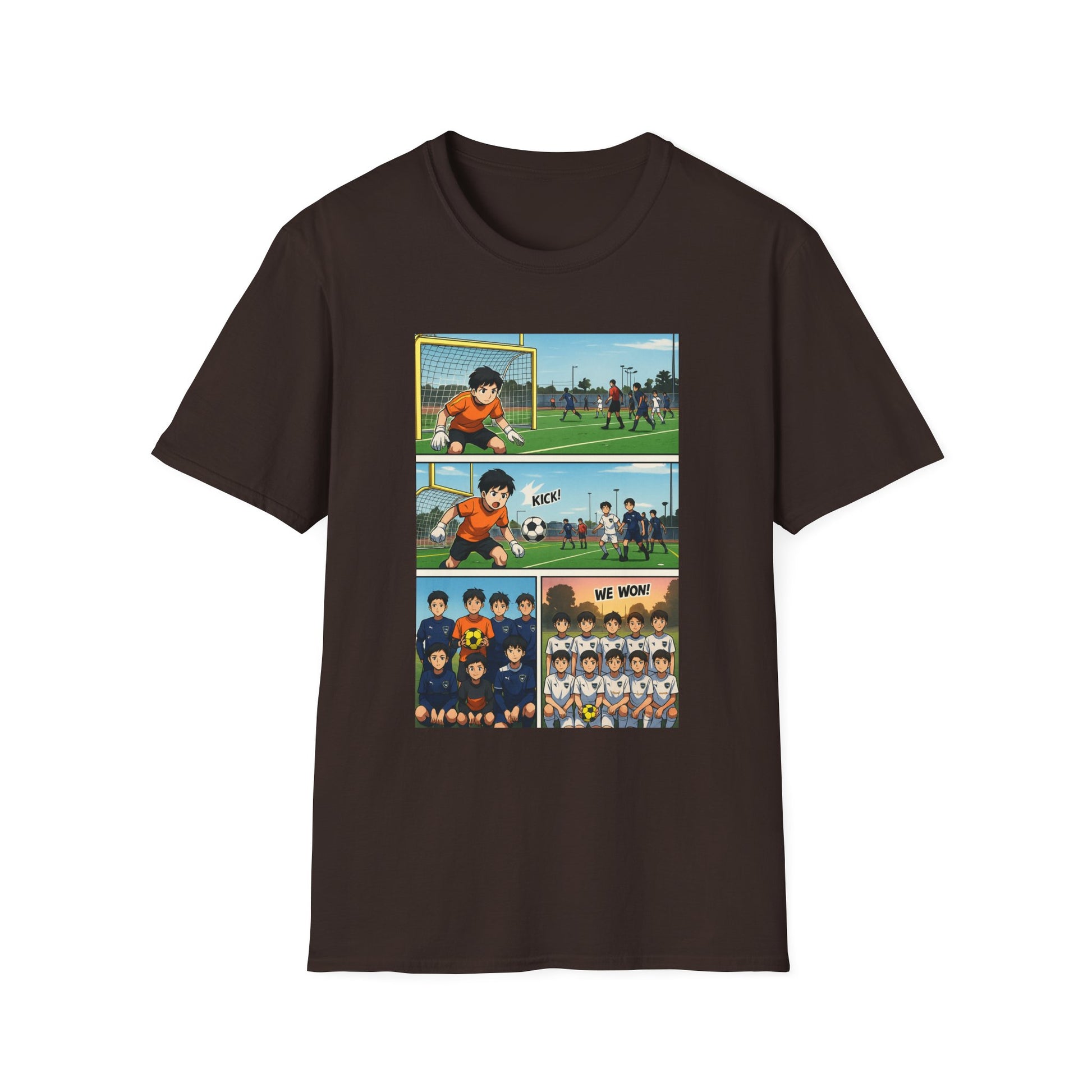 Goalkeeper Vibes Unisex Softstyle T-Shirt, Soccer Gift, Sports Apparel, Casual Wear, Unique Fan Shirt, Retro Sports Tee