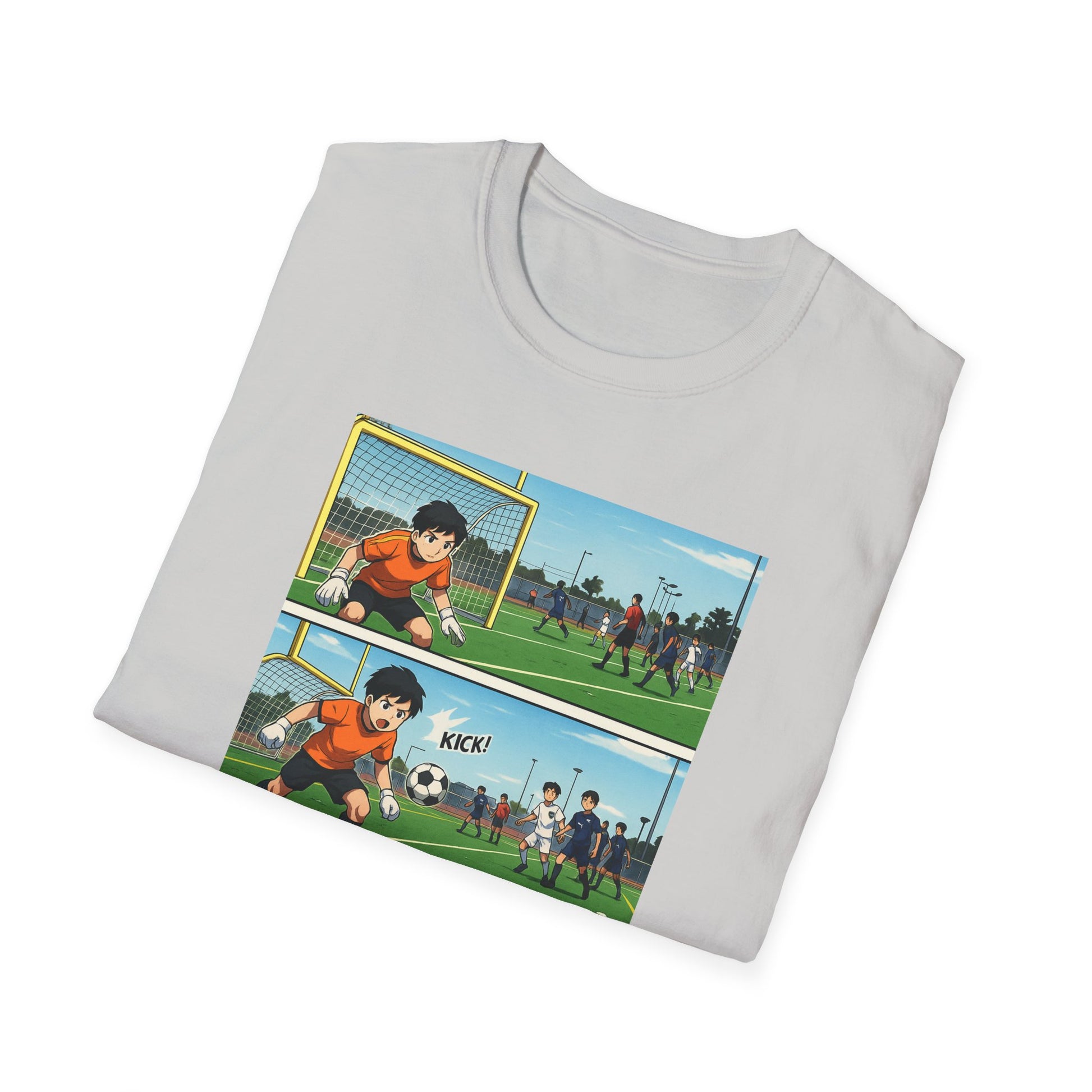 Goalkeeper Vibes Unisex Softstyle T-Shirt, Soccer Gift, Sports Apparel, Casual Wear, Unique Fan Shirt, Retro Sports Tee