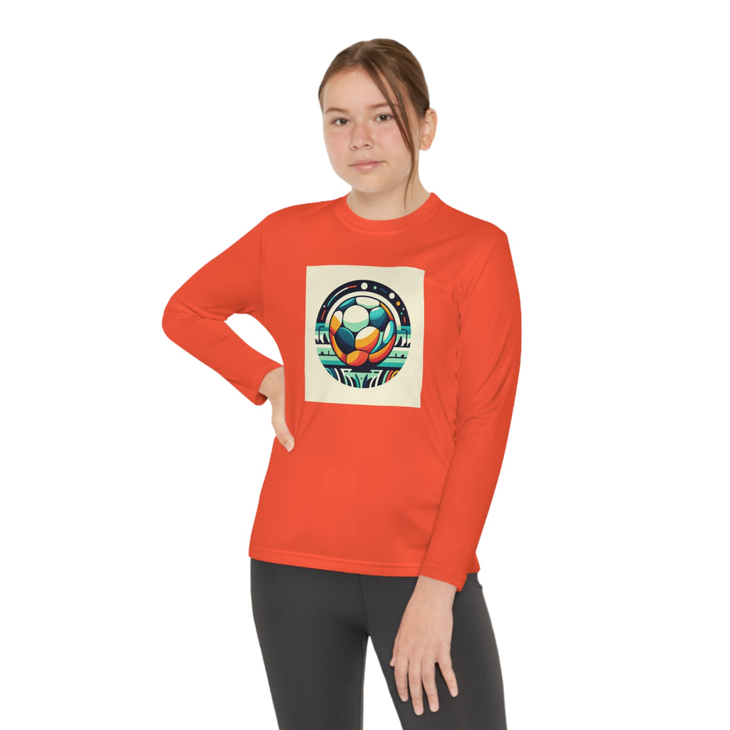 Youth Long Sleeve Competitor Tee-"SOCCER BRO"