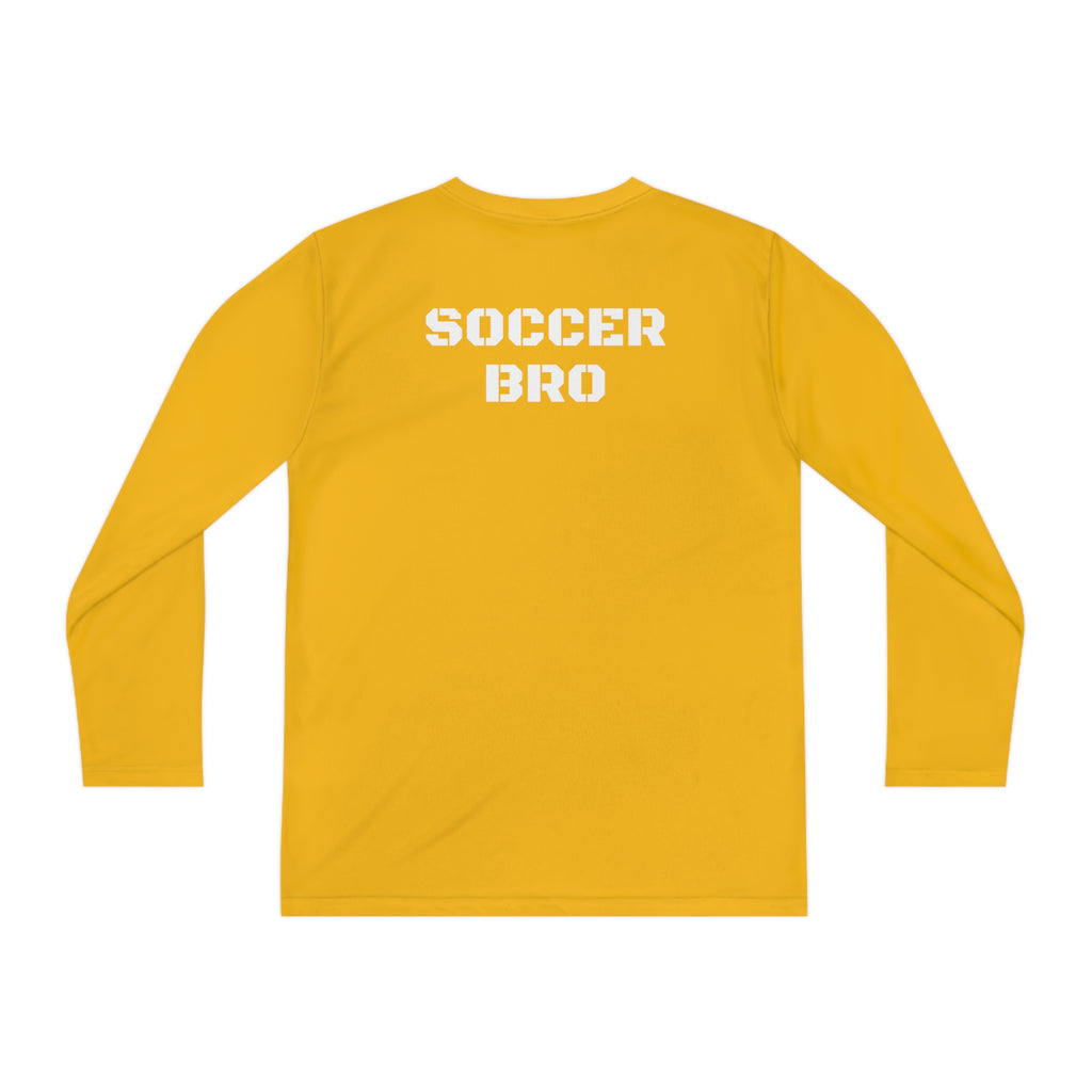Youth Long Sleeve Competitor Tee-"SOCCER BRO"