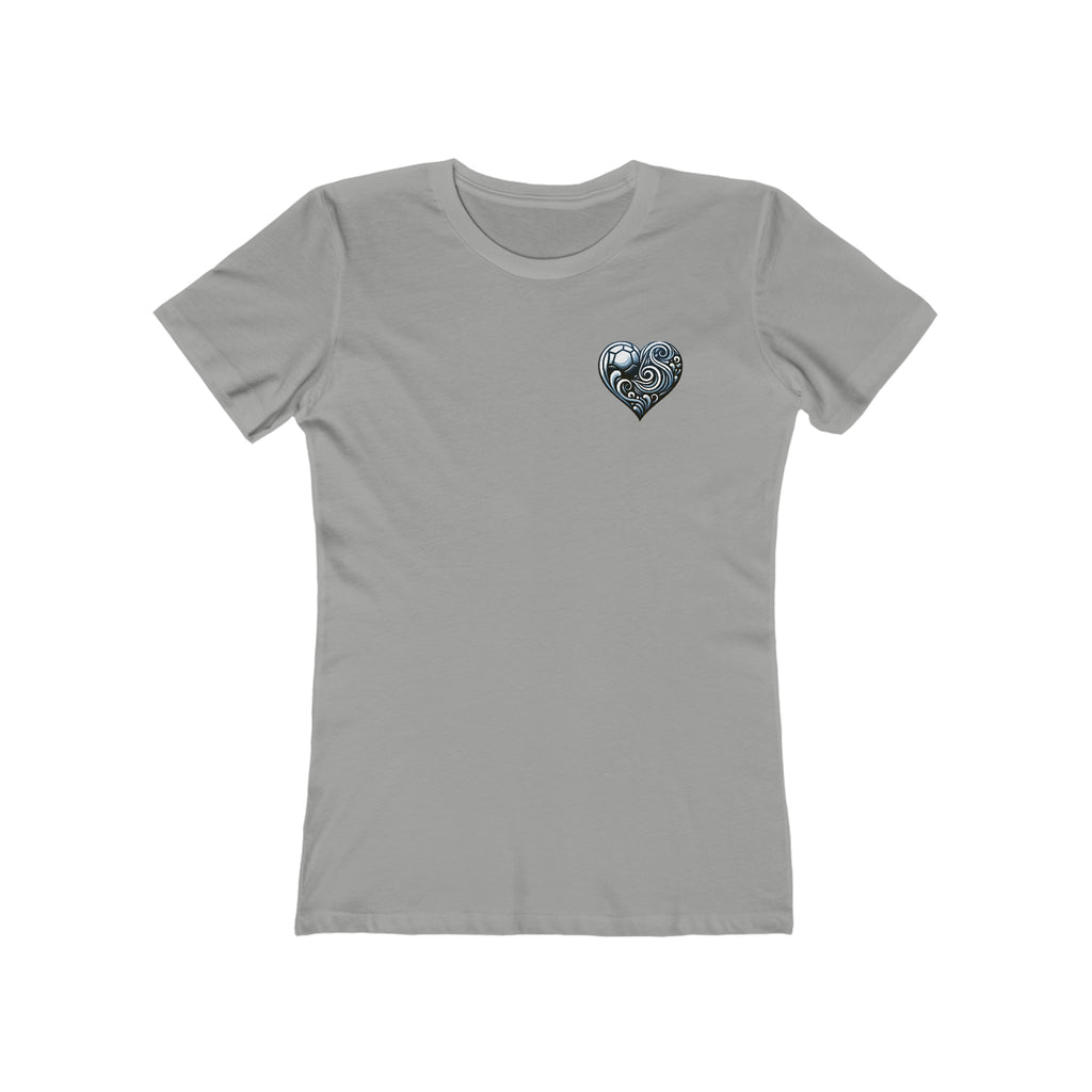 The Boyfriend Tee for Women-"for the love of soccer"