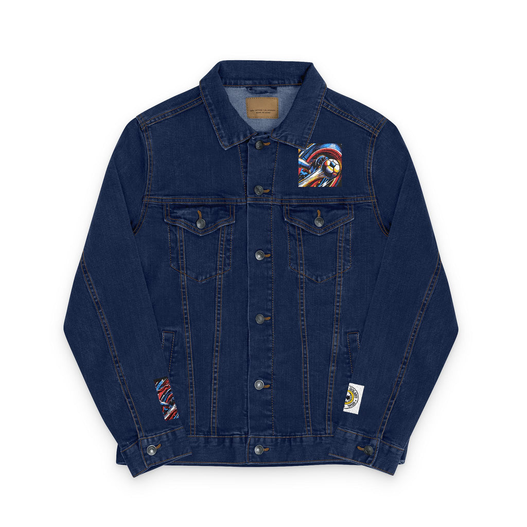 Embroidered Unisex Denim Jacket - Stylish Casual Wear, Unique Gift for Him/Her, Layering Piece for All Seasons, Trendy Statement Jacket