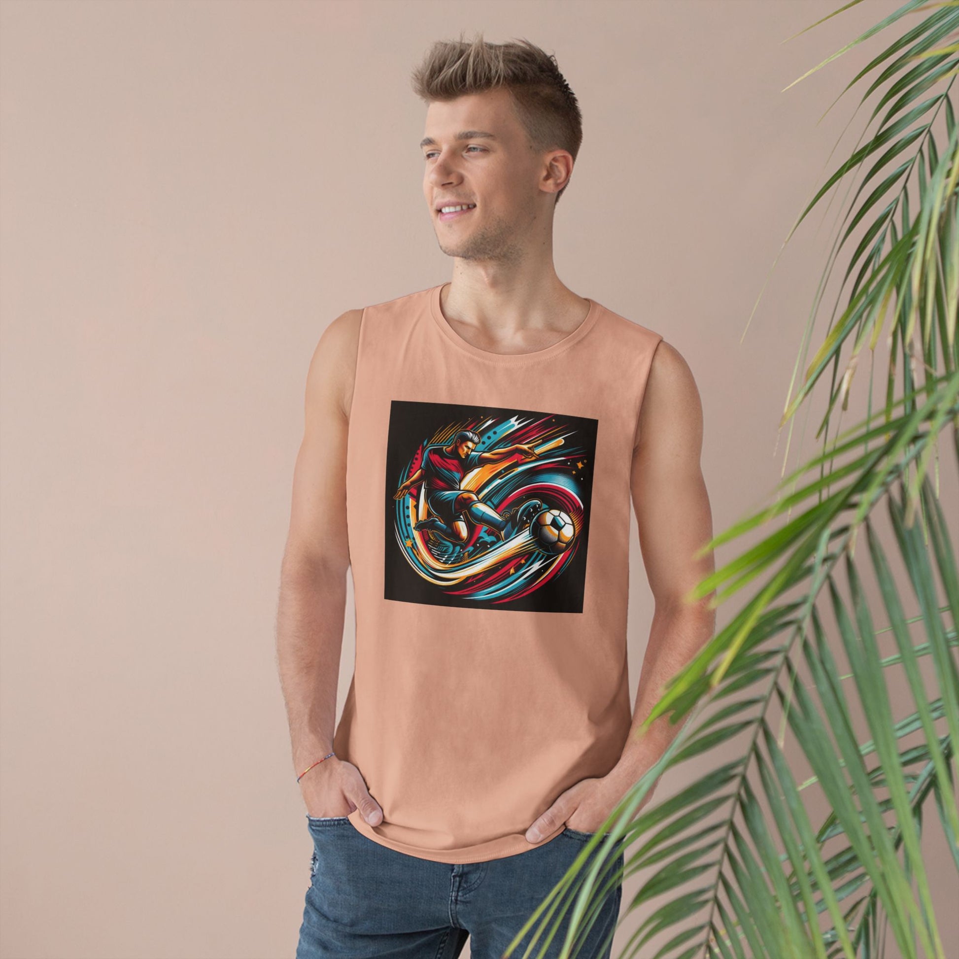 Unisex Sporty Graphic Tank Top, Summer Apparel, Athletic Wear, Gift for Sports Fans, Casual Style, Outdoor Activities