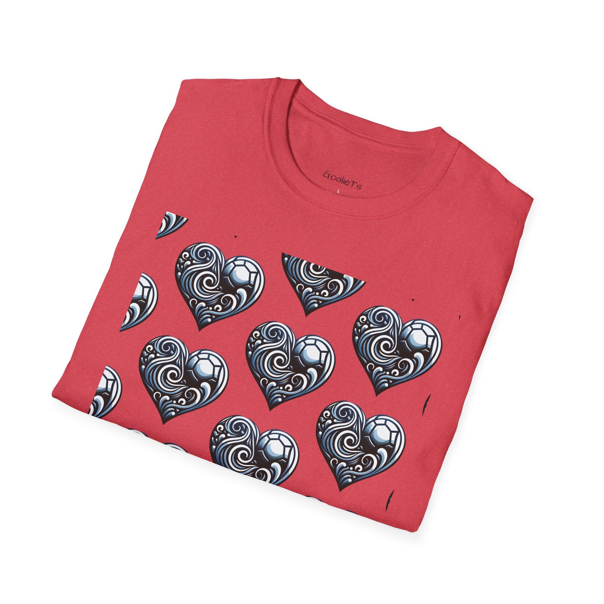 Unisex Softstyle T-Shirt - "soccer girlie "