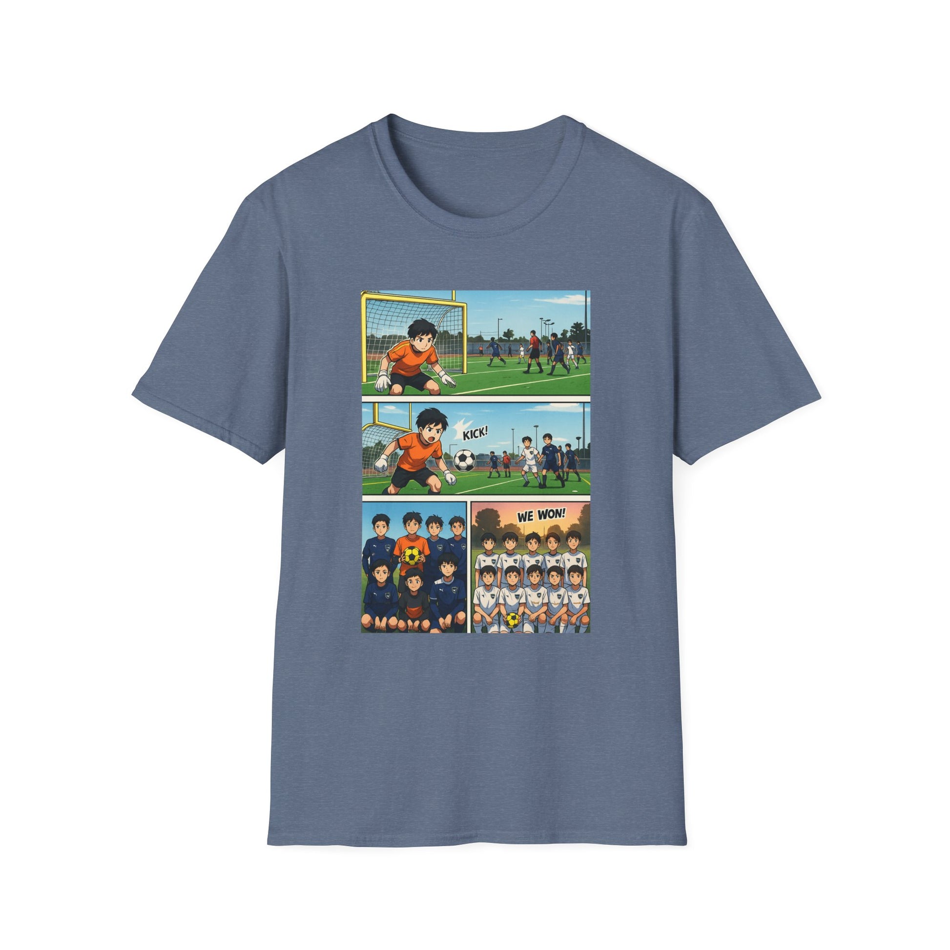 Goalkeeper Vibes Unisex Softstyle T-Shirt, Soccer Gift, Sports Apparel, Casual Wear, Unique Fan Shirt, Retro Sports Tee