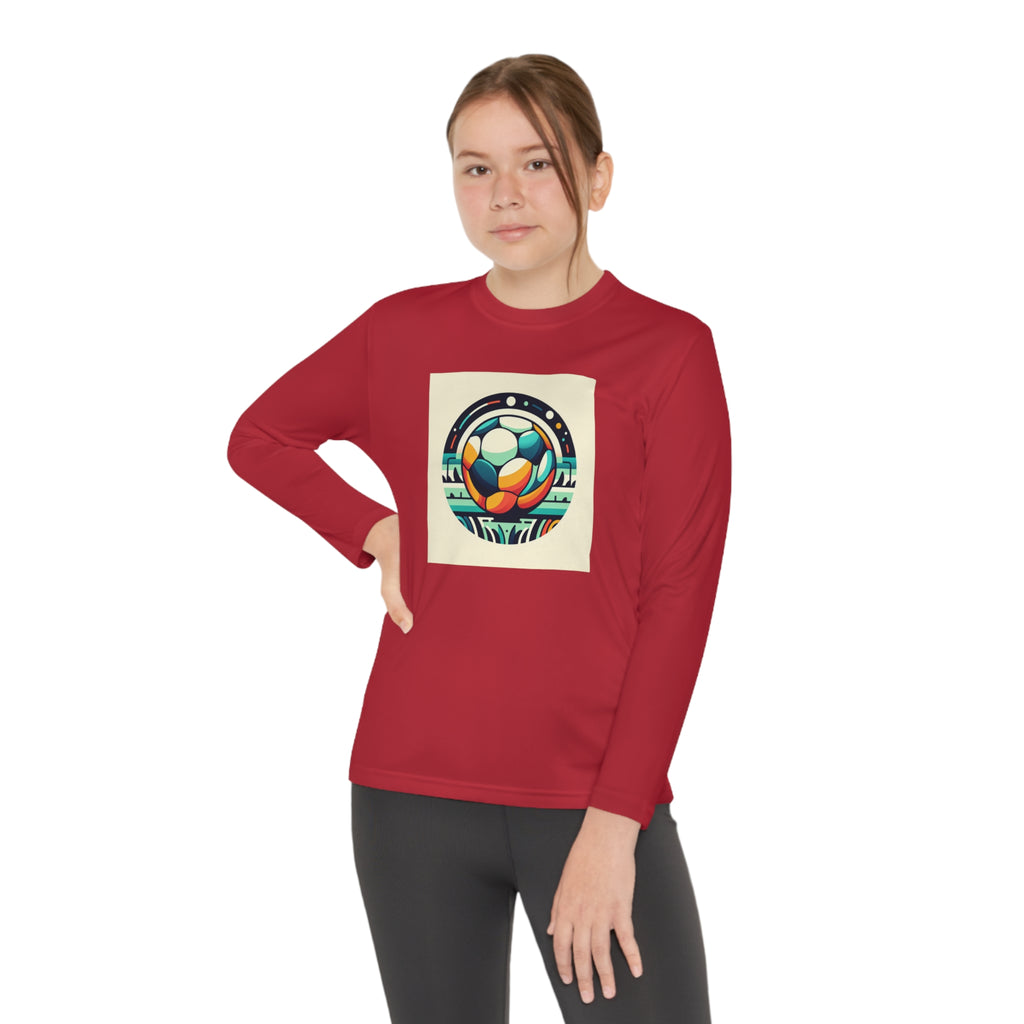 Youth Long Sleeve Competitor Tee-"SOCCER BRO"