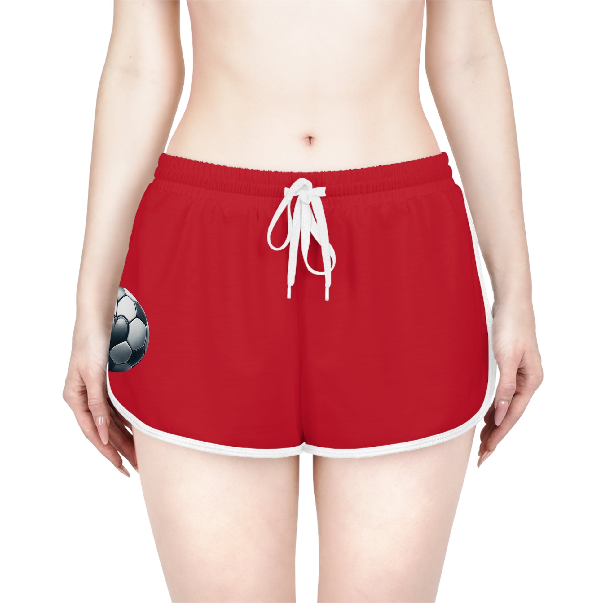 Women's Heartbeat Soccer Shorts, Athletic Lounge Shorts, Fitness Wear, Sports Apparel, Casual Summer Shorts