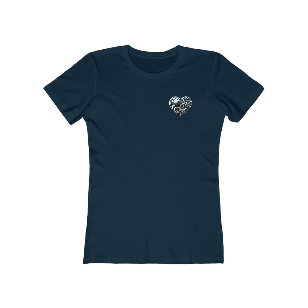 The Boyfriend Tee for Women-"for the love of soccer"