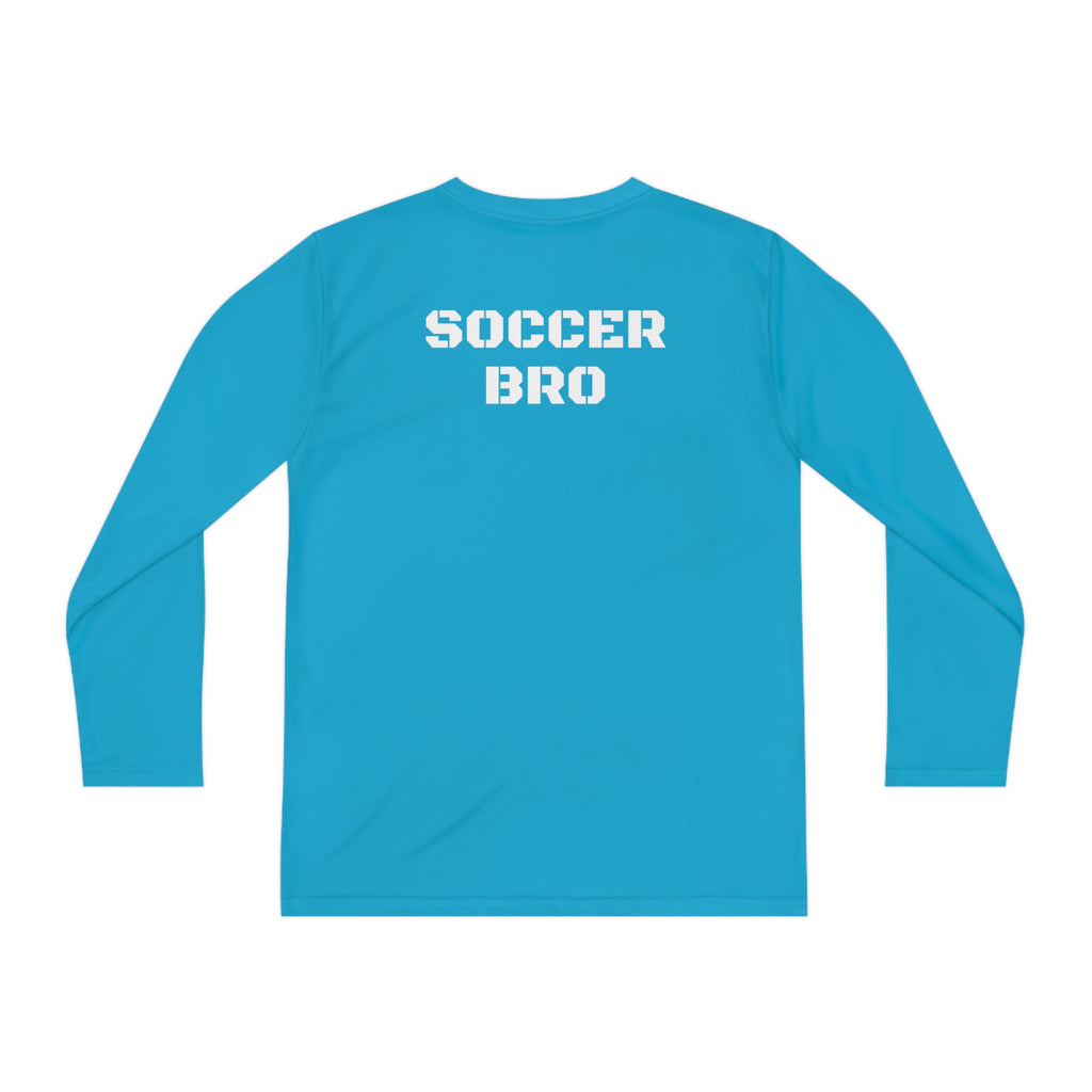Youth Long Sleeve Competitor Tee-"SOCCER BRO"