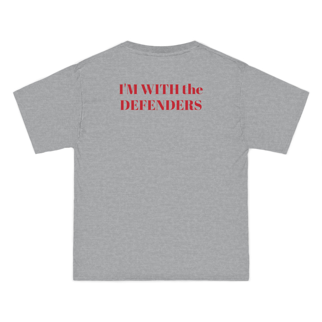 Beefy-T®  Short-Sleeve T-Shirt - "I'M WITH the DEFENDERS"