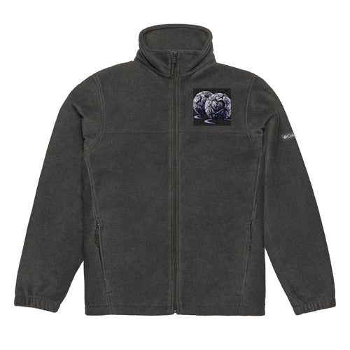 Classic Unisex Fleece Jacket - Cozy Layer for Outdoors, Casual Wear, Gifts, Embroidered Design, Versatile for All Seasons