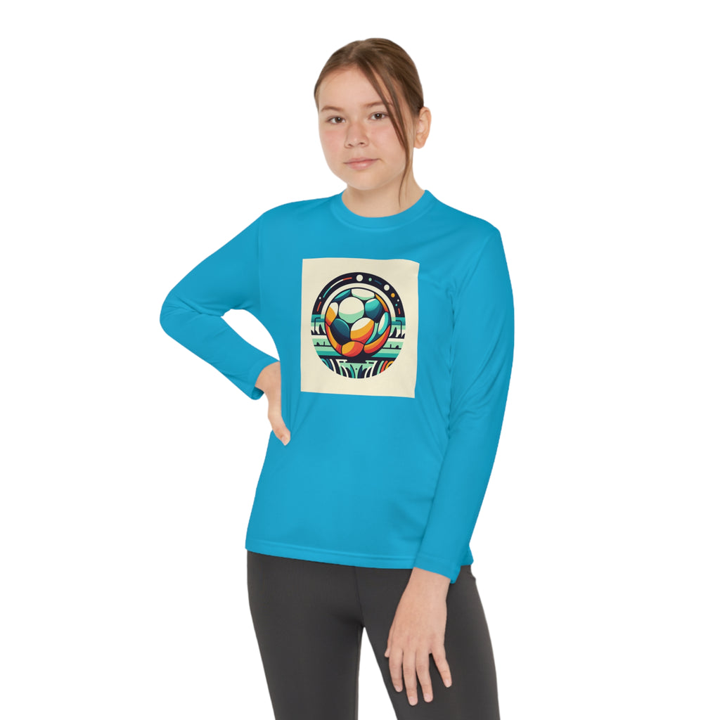 Youth Long Sleeve Competitor Tee-"SOCCER BRO"