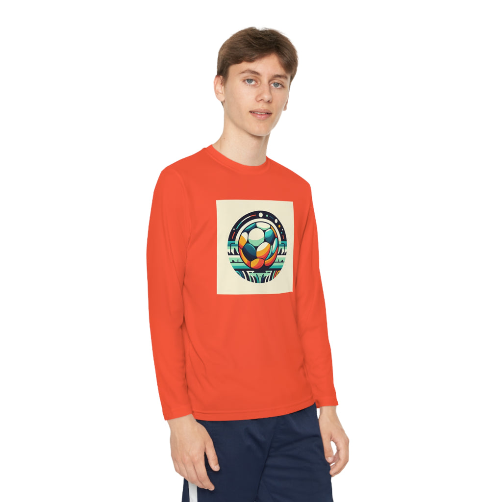 Youth Long Sleeve Competitor Tee-"SOCCER BRO"