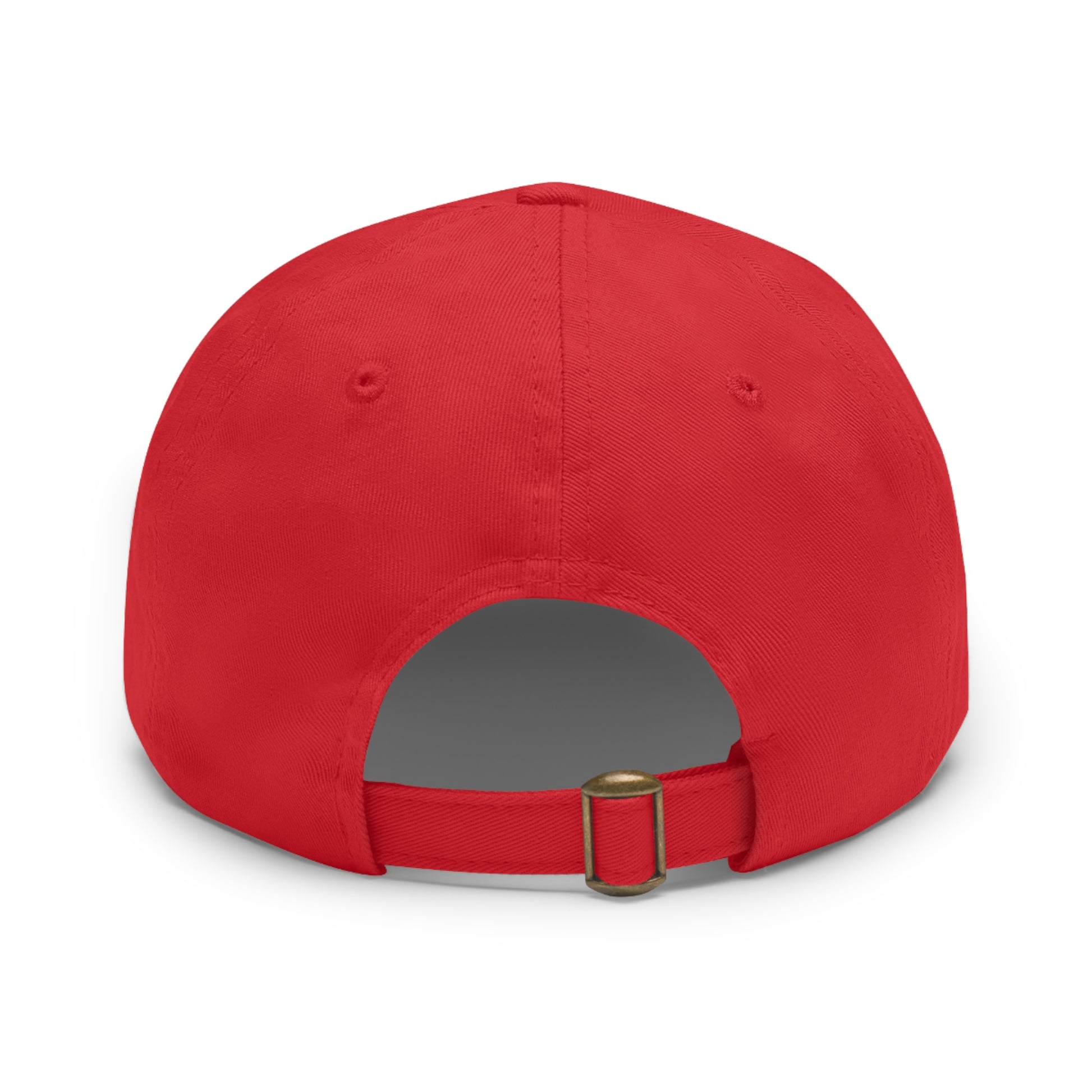 Dad Hat with Leather Patch (Round)-"GOAL-GOLAZO"