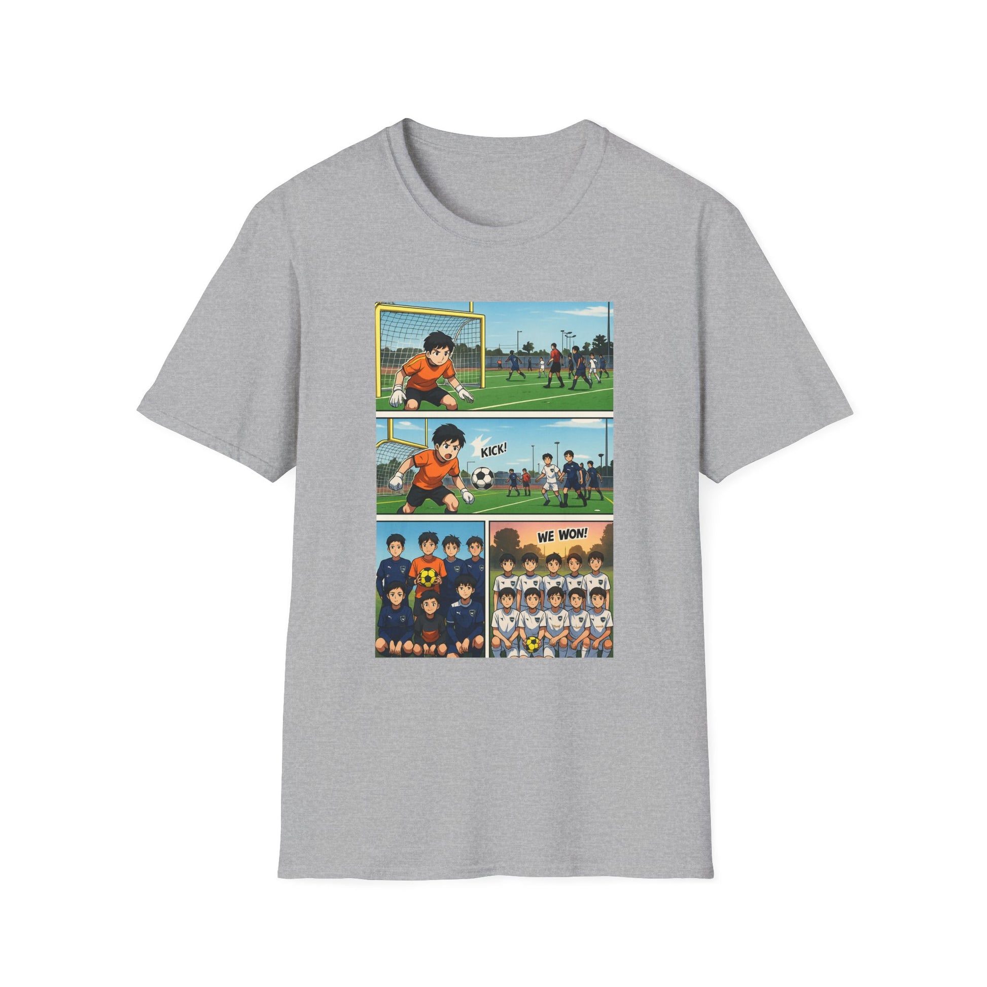 Goalkeeper Vibes Unisex Softstyle T-Shirt, Soccer Gift, Sports Apparel, Casual Wear, Unique Fan Shirt, Retro Sports Tee