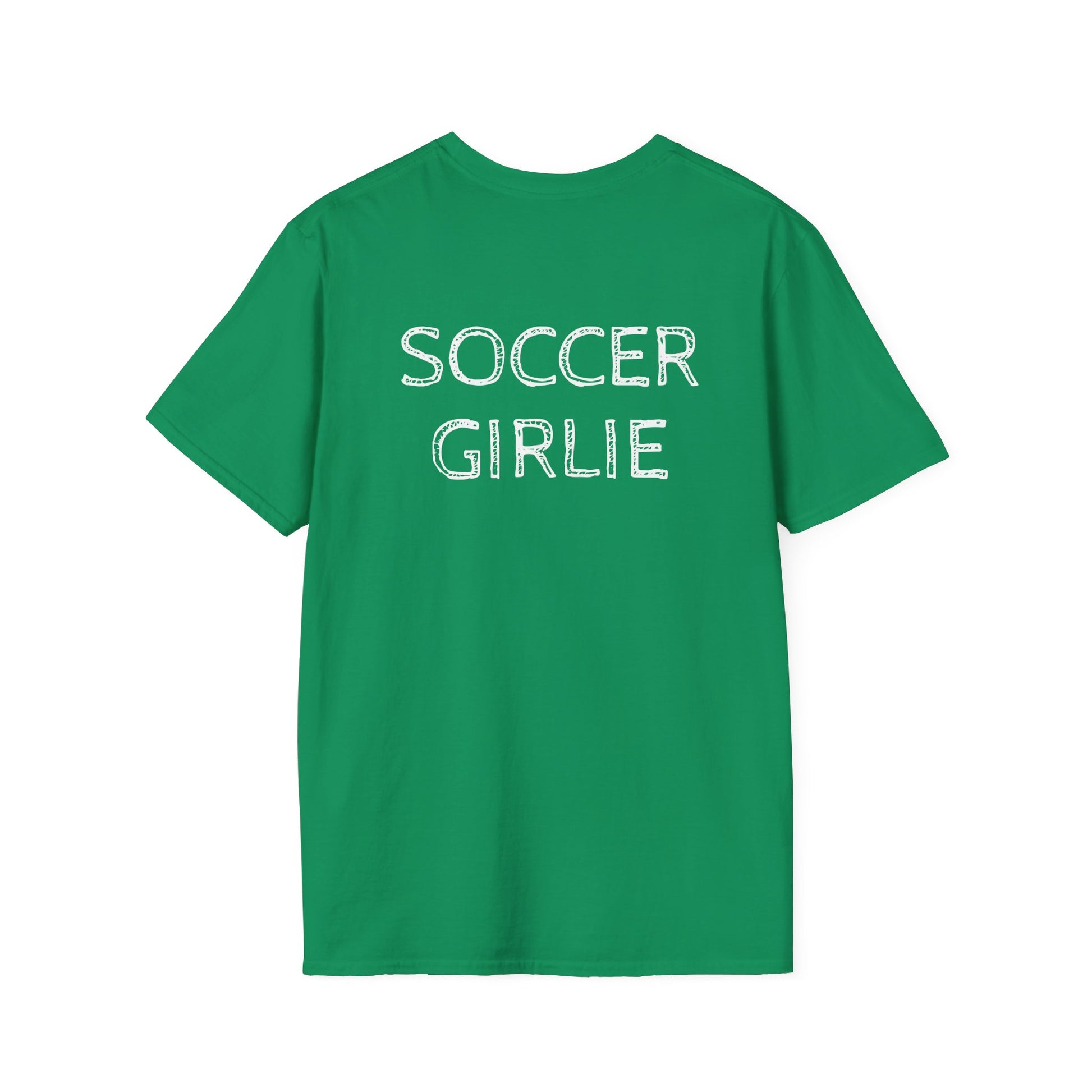 Unisex Softstyle T-Shirt - "soccer girlie "