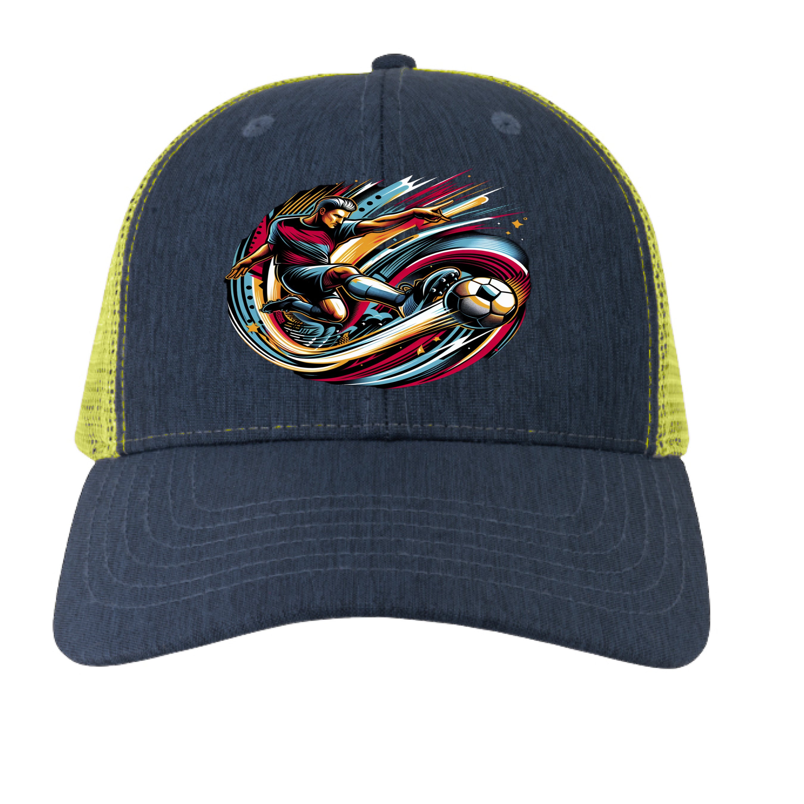NAVY/ NEON YLW - FRONT